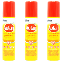 Autan Protection multi-Insects Repellent Spray 100ML - Pack of 3