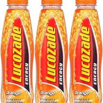 Lucozade Energy Drink Orange 380ml - Pack of 3