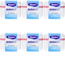 Wisdom Dentures Bath Bowl Holder White With Rising Basket - Pack of 6