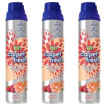 1001 Carpet Freshener Peony & Raspberry 300ml - Pack of 3