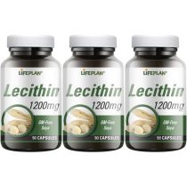 Lifeplan Lecithin 1200mg 90 capsules - Pack of 3