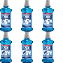 Oral B Mouthwash Pro Expert Multi Protection Clean Mint 500ml - Pack of 6