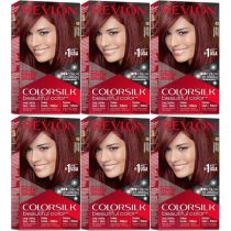 Revlon Colorsilk Beautiful Color 49 Auburn Brown - Pack of 6