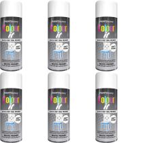 Colour It Quick Drying Primer Spray Paint White 400ml - Pack of 6