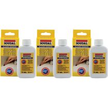 Soudal Silicone Remover White 100ml - Pack of 3
