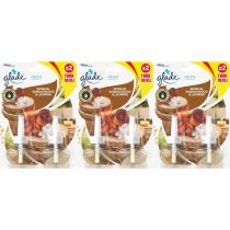 Glade Electric Twin Refill Sandalwood & Jasmine Scented Oil Plugin 2x20ML - Pack of 3