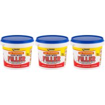Everbuild Ready Mixed Filler All Purpose White 1kg - Pack of 3