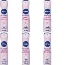 Nivea Pearl and Beauty Deodorant 150ml - Pack of 6