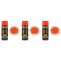 Paint Factory All Purpose Spray Can Neon Orange 400ml - Pack of 3