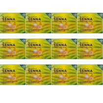 Herbal Senna Tablets Natural Relief 20 Tablets - Pack of 12