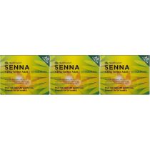Herbal Senna Tablets Natural Relief 20 Tablets - Pack of 3