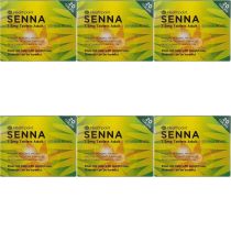 Herbal Senna Tablets Natural Relief 20 Tablets - Pack of 6
