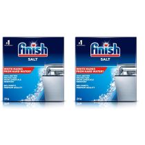 Finish Dishwasher Salt 99% Purity 2 kg - Pack of 2