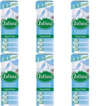 Zoflora Concentrated Disinfectant Linen Fresh 3in1 Action 120ml - Pack of 6