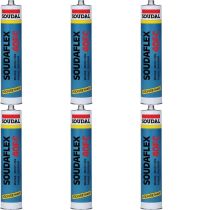 Soudal Soudaflex 40FC Polyurethane Sealant Grey 310ml - Pack of 6