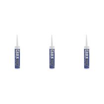 Everbuild Caulk Once Premium Quality Acrylic Caulk White 380 ml - Pack of 3