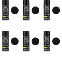 Paint Factory Hammered Effect Spray Paint Black 400ml - Pack of 6