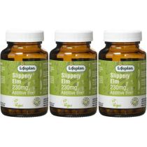 Lifeplan Slippery Elm Vegicaps 50 Capsules - Pack of 3