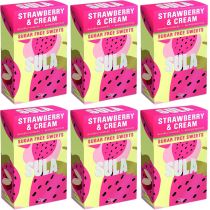 Sula Sugar Free Strawberry & Cream Sweets 42g - Pack of 6