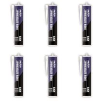 Rapide Roof & Gutter Sealant Black 260ml - Pack of 6