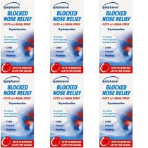 Galpharm Blocked Nose Relief Nasal Spray 15ml bottle on a clean surface
