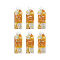 Lenor Fabric Conditioner Gold Orchid 858ml - Pack of 6