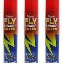 Sanmex Fly and Wasp Killer Spray 300ML - Pack of 3