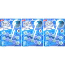 Max Flush 5 Ocean Spray Toilet Rim Block Cleaner Twin Pack - Pack of 3