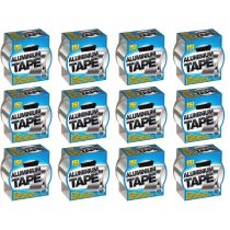 Silver Aluminium Tape 48mm X 10 Metres - Pack of 12