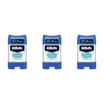 Gillette Clear Gel Cool Wave Deodorant Stick 70ml - Pack of 3