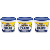 Everbuild Ready Mixed Fine Surface Filler White 600g - Pack of 3