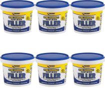 Everbuild Ready Mixed Fine Surface Filler White 600g - Pack of 6
