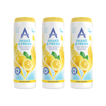 Astonish Shake & Fresh Carpet Freshener Lemon Sparkle 350g - Pack of 3