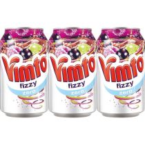 Vimto Zero Fizzy Drink Cans 330ml - Pack of 3