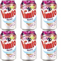 Vimto Zero Fizzy Drink Cans 330ml - Pack of 6