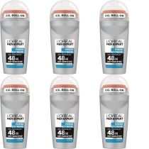 Loreal Men Expert Roll On Fresh Extreme 50ml - Pack of 6