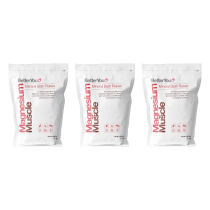 BetterYou Magnesium Flakes Muscle 1kg - Pack of 3