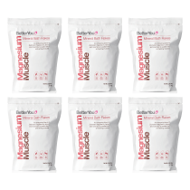 BetterYou Magnesium Flakes Muscle 1kg - Pack of 6