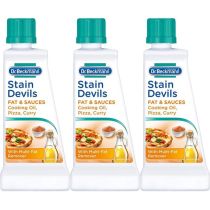 Dr Beckmann Stain Devils Cooking Oil and Fat & Sauces Stain Remover 50ML - Pack of 3