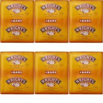 Wrights Traditional Soap with Coal Tar Fragrance 4 Bars - Pack of 6