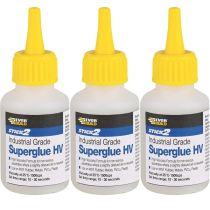 Everbuild Stick 2 Superglue High Viscosity 50g - Pack of 3