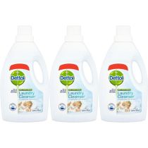 Dettol Antibacterial Fresh Cotton Laundry Cleanser 1L - Pack of 3