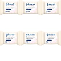 Johnsons Makeup Be Gone Extra Sensitive Wipes - 25 Wipes - Pack of 6