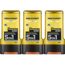Loreal Men Expert Shower Gel Invincible Sport 300ml - Pack of 3