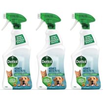 Dettol Multipurpose Cleaner Homes With Pets Fresh Breeze 750ml - Pack of 3