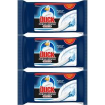 Duck Toilet Cleaning Pads Fresh Brush Refills 12 Pads - Pack of 3