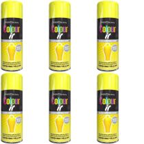 Paint Factory Colour It Primer Sunshine Yellow Gloss Finish 400ml - Pack of 6