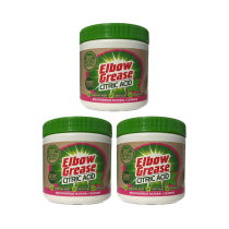 Elbow Grease Citric Acid Limescale Remover 250G - Pack of 3