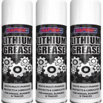 Rapide Multi-Purpose Lithium Grease Spray 250ml - Pack of 3
