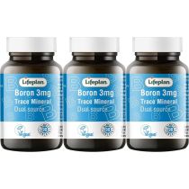Lifeplan Boron 3mg 90 Tablets - Pack of 3